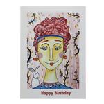 کارت پستال طرح  تولدت مبارک دختر بهار