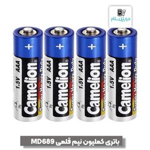 باتری نیم قلمی کملیون مدل MD689 بسته 4 عددی