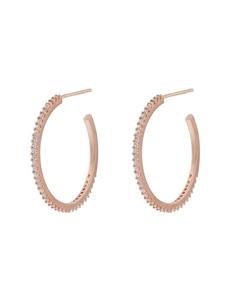 گوشواره برنجی حلقه ای زنانه Pave Hoop اکسسورایز تک سایز 