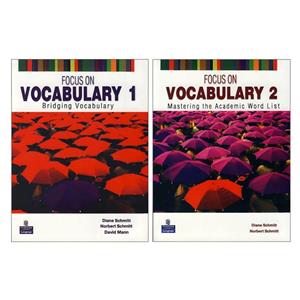 کتاب focus on vocabulary اثر Norbert Schmitt and Diane Schmitt انتشارات پیرسون لانگمن دوجلدی 