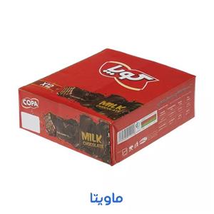ویفر کاکائویی کوپا با طعم شیری - 40 گرم بسته 12 عددی