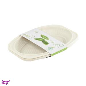 دیس یکبار مصرف گیاهی آملون کد 009106 بسته 6 عددی