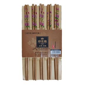 چاپستیک  چوب غذا خوری طرح گل بسته 10 عددی -