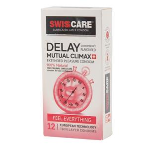 کاندوم سوئیس کر مدل Delay Mutual Climax بسته 12 عددی