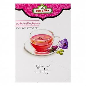 دمنوش گیاهی گل و زعفران دکتر بین بسته 20 عددی