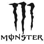 برچسب بدنه خودرو طرح پنجه هیولا کد monster