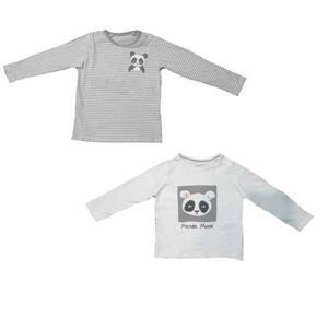 تی شرت استین بلند نوزادی لوپیلو مدل lan789 مجموعه 2 عددی 