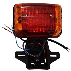 چراغ عقب موتور سیکلت مدل هشت راهنما کد 48 مناسب هندا 125 CDI و CGو 8