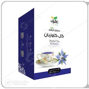 دمنوش کیسه ای گل گاوزبان عالیان بسته 25 عددی
