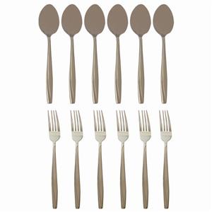 سرویس قاشق و چنگال غذاخوری 12 پارچه مدل 411