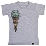 تی شرت آستین کوتاه دخترانه 27 مدل ICE CREAM کد Z25