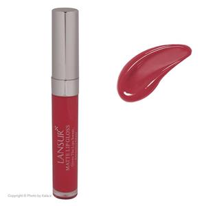 رژ لب مایع لنسور سری Matte شماره 21 Lansur Lip Gloss 