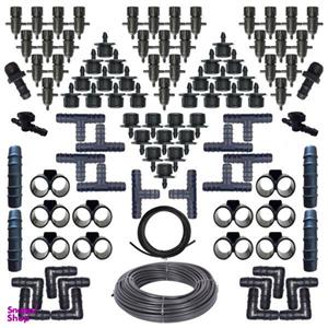 لوازم آبیاری قطره ای مدل X-100 مجموعه 100 عددی