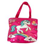 کیف دستی دخترانه مدل Rainbow unicorn کد 8091
