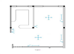 پلان روشنایی ( تاسیسات الکتریکی در معماری )