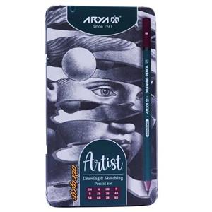 مداد طراحی آریا مدل Artist کد 008-3075 مجموعه 12 عددی