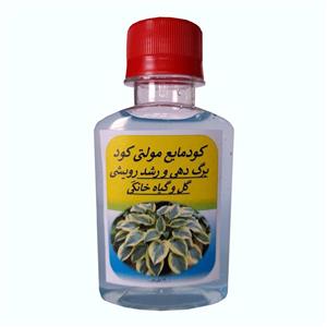 کود مایع مولتی کود برگ دهی و رشد رویشی گیاهان خانگی مدل 08 حجم 120 میلی لیتر