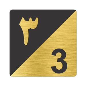 تابلو نشانگر طرح پلاک واحد شماره سه مدل TR-71