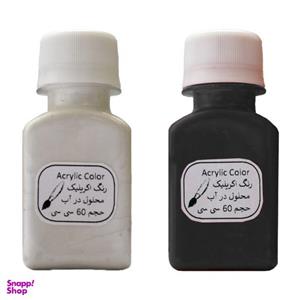 رنگ اکریلیک کد 2 حجم ۶۰ میلی لیتر بسته ۲ عددی