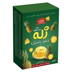 پودر ژله و دسر آناناس ضامن - 100 گرم