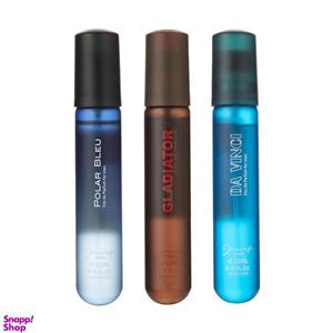 عطر جیبی مردانه ژک ساف مدل J3 حجم 22 میلی لیتر بسته 3 عددی