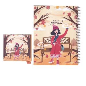 دفتر ژورنال طرح پاییز کد NB5-02 به همراه دفترچه