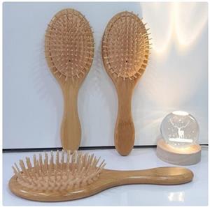 شانه مو مدل چوبی بامبو