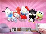 پوستر دیواری دخترانه فانتزی BA-4936 Hello Kitty