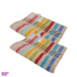 حوله دستی کلاریس مدل زارا سایز 40x78 سانتی متر بسته 2 عددی
