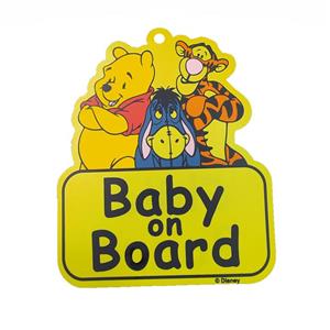 استیکر کودک بیبی آن بورد دیزنی مدل Winnie the Pooh2 -