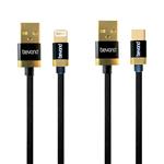 Beyond BA-503 USB To USB-C With Beyond BA-502 USB To Lightning Cable