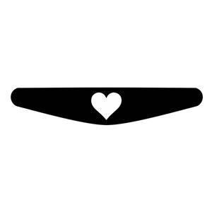 برچسب لایت بار دسته پلی استیشن 4 ونسونی طرح Heartبسته 2 عددی