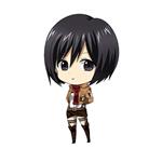 استیکر لپ تاپ بادکنک آبی طرح Attack On Titan  مدل  Mikasa