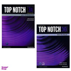 کتاب Top Notch Third Edition اثر Joan Saslow and Allen Ascher انتشارات زبان مهر 2 جلدی