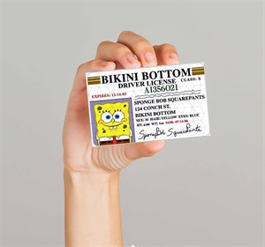 استیکر کارت مدل باب اسفنجی کد 445