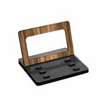 MAHOOT Mobile Phone and Tablet Stand Model 3 Light_Walnut_Wood