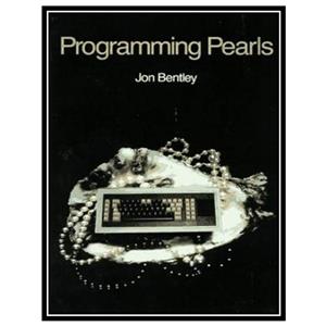 کتاب Programming pearls اثر Jon Louis Bentley انتشارات مؤلفین طلایی 