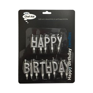 شمع مدل Happy Birthday مجموعه 4 عددی