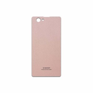 برچسب پوششی ماهوت مدل Rose Gold Leather مناسب برای گوشی موبایل سونی Xperia Z1 Compact
