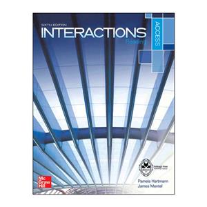 کتاب Interactions Access Reading اثر Pamela Hartmann And James Mentel انتشارات اشتیاق نور