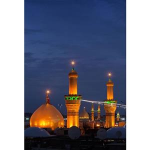 تابلو شاسی طرح حرم امام حسین و حضرت عباس مدل T2426