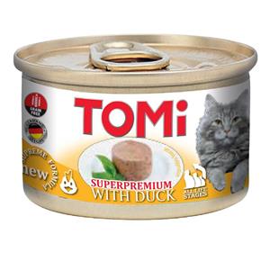 کنسرو غذای گربه تامی مدل Duck وزن 85 گرم 