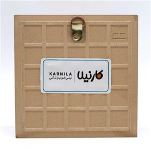 کاشی کارنیلا طرح بانوی کتابخوان کد wkk1048 