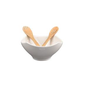 سالاد خوری آی هوم مدل IH-1174 همراه با قاشق چوبی iHOME IH-1174 Salad Bowl - With Wooden Spoon