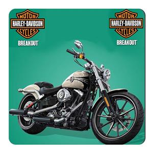 مگنت طرح موتور سیکلت هارلی دیویدسون کد NIM2921