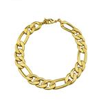 دستبند کوپر زنانه طرح فیگارو با رنگ طلایی کد 63