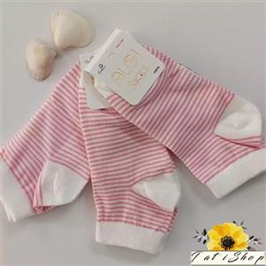 جوراب دخترانه مدل مچی راه راه