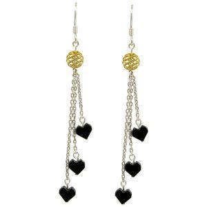 گوشواره طلا 18 عیار زنانه مانچو مدل efgs003 -