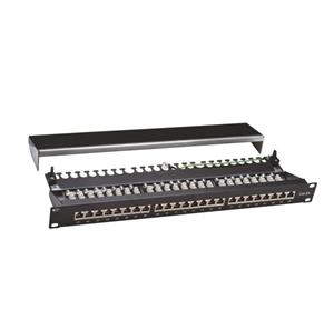 پچ پنل 24 پورتCAT6 کیستونی شیلد داراشنایدر-Patch Panel 24Port Cat6 - STP-Schneider پچ پنل 24 پورت کی نت Cat6A STP