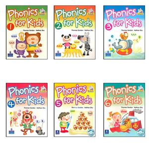 کتاب Phonics For Kids اثر Thomas Gordon and Nathan Shu انتشارات لانگمن 6 جلدی